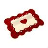 Wedding Bath Mat, NonSlip Red Doormat, Decorative Entry Rug, Absorbent Double Happiness 40*60cm