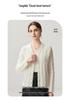 Lekasha Cashmere V-Neck Pearl Button Cable Knit Sweater Coat for Autumn and Winter