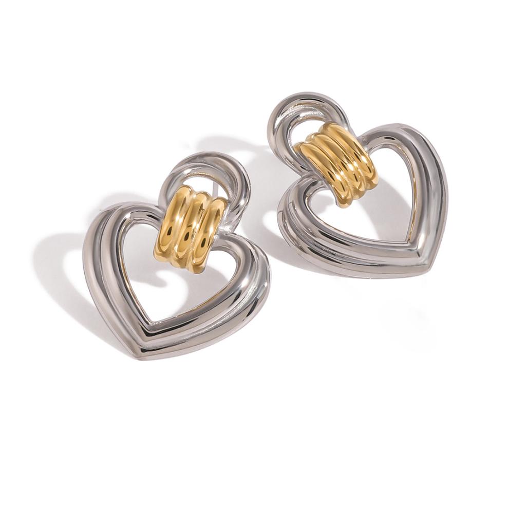 Elegant Geometric Dangle Earrings for Women Multi Layer Round Drop Designs in Silver and Gold Perfect for Any Occasion