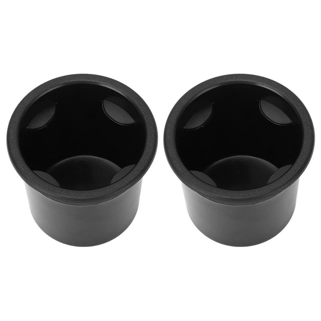 2 Pcs RV Cup Holder Insert Plastic Spilling Proof Replacement Drink Can Holder Insert for Boats Ships Cars Trucks