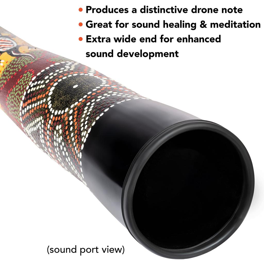 MEINL Percussion 60" Synthetic Slide Travel Didgeridoo with TuningD (TSDDG2-BK)