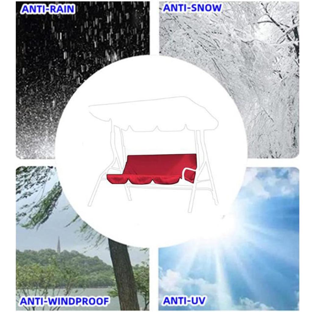 Garden Courtyard Swing Cover, Waterproof Outdoor Hanging Chair Seat Cover