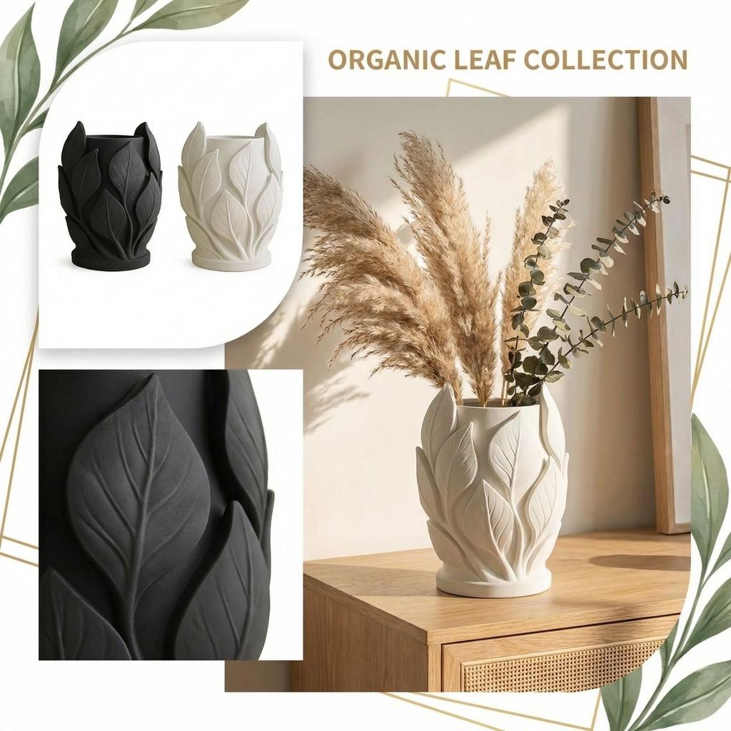 Dekorative Blumenvase Haustischplatte Blumengefäß