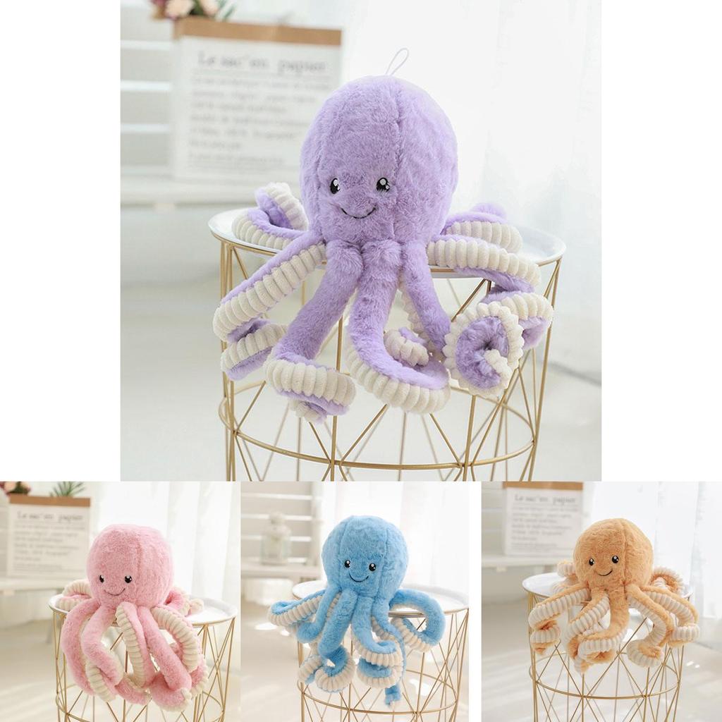 Adorable 15.7'' Octopus Plush Stuffed Toy Pillow For Kids And Home Decor