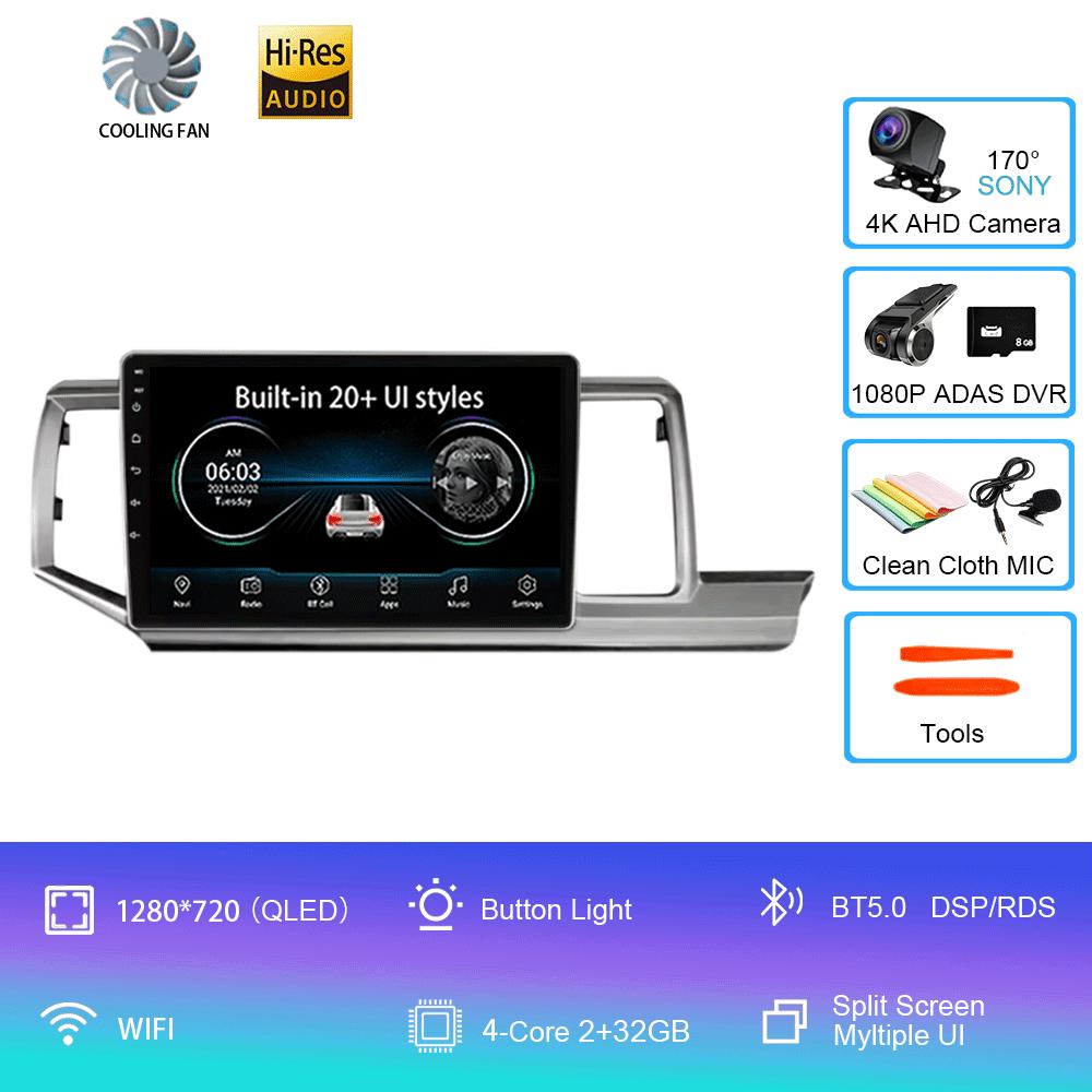 Android 14 Car Radio For Honda Stepwgn 2009-2013-2015 Multimedia Video Player Stereo Navigation GPS Carplay Android Auto WIFI