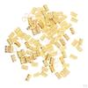 100pcs Adjustable Braids Cuffs Beads Clip Dread Tube