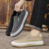 Men's Canvas Casual Shoes 2026 Autumn Fashion Casual Sports Shoes Anti Slip Platform Comfortable Outdoor Sneakers Zapatos Hombre