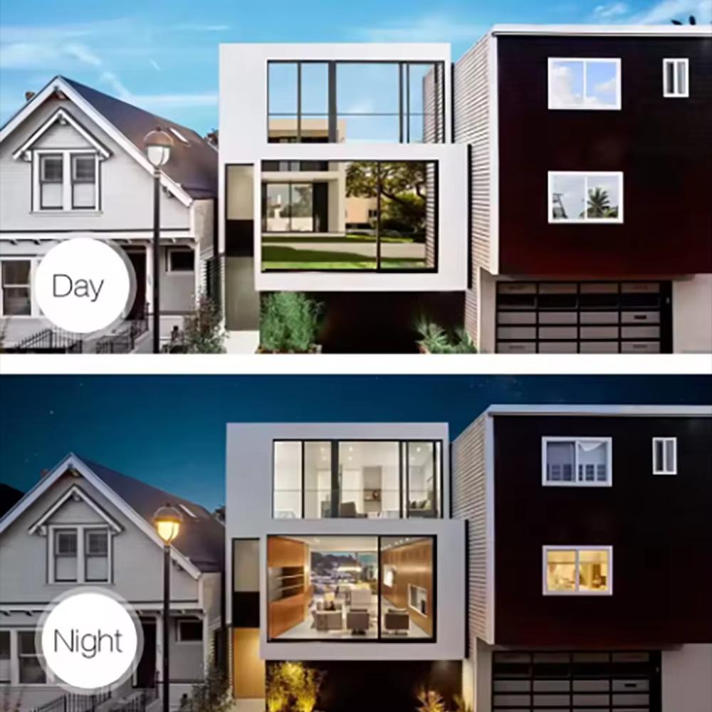 Protecție intimitate protecție solară izolare termică folie sticlă ferestre balcoane oglinzi unidirecționale autocolante folie geam