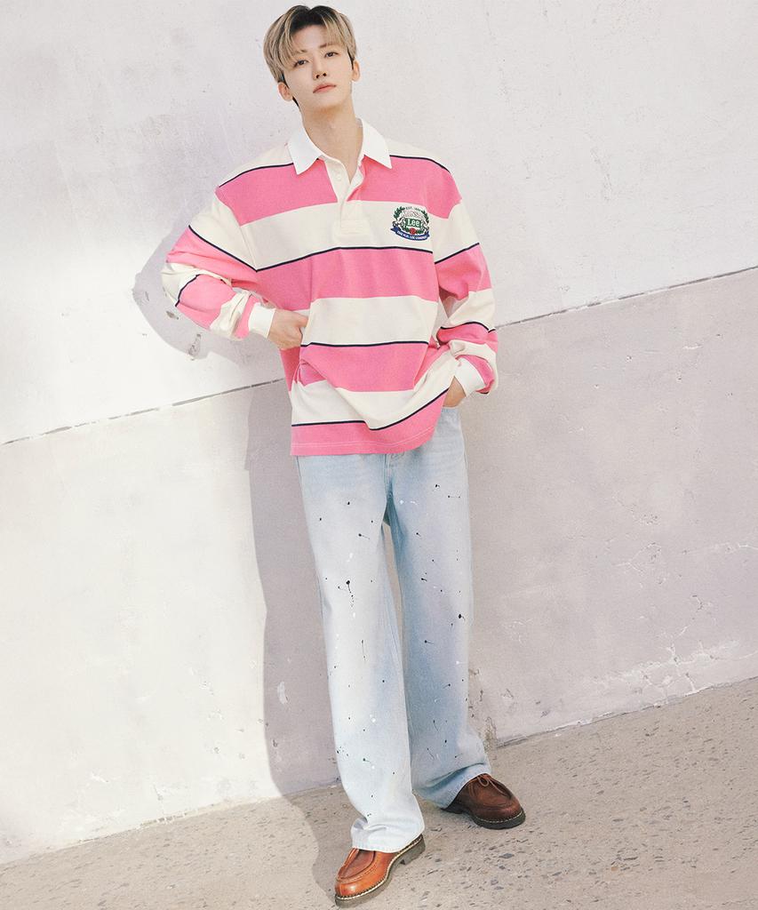LEE Men Relaxed Fit Painting Denim Pants Indigo Light