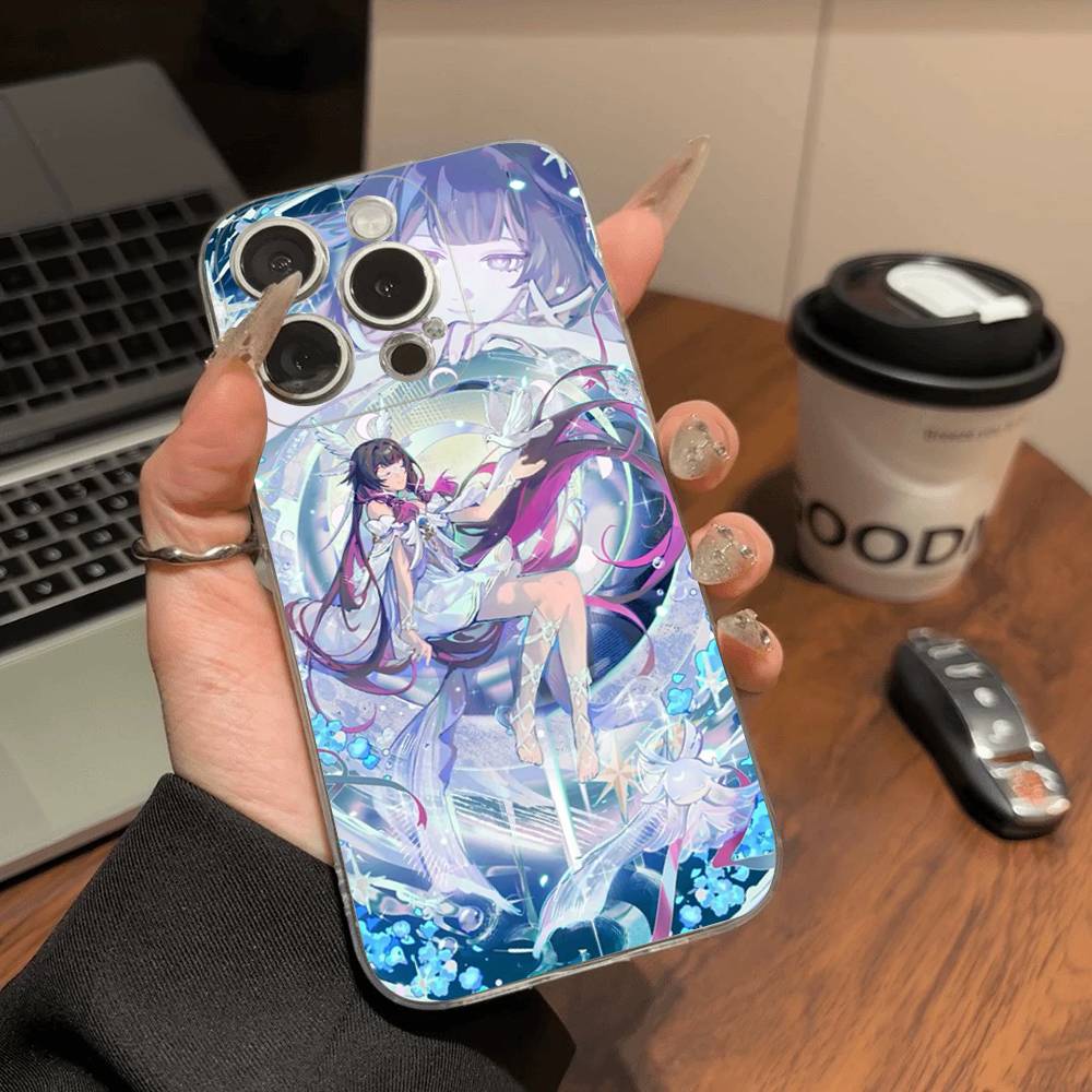 Genshin Impact Columbina Phone Case For IPhone 17 16 15 Plus 14 13 Mini 12 11 Pro Max Soft Shell Cover