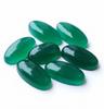 Natural AAA+ Green Onyx Oval Cabochon Gemstone Large Size Bulk Lot