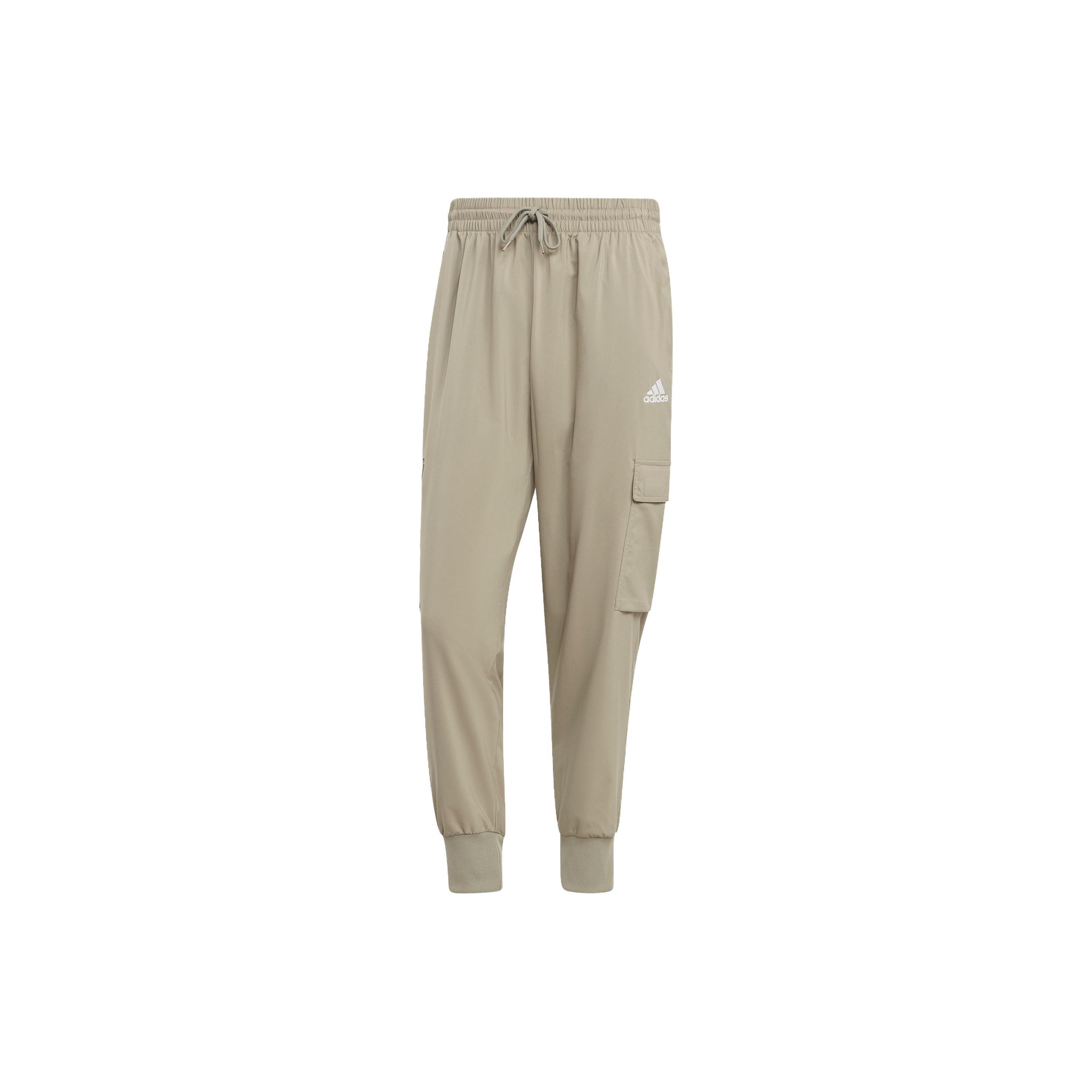 adidas Essentials Cargo Ankle-Length Pants Tan Men s HA4352 M
