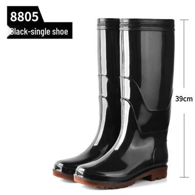 Herren Anti-Rutsch Wasserdichte Mittelhohe Gummistiefel