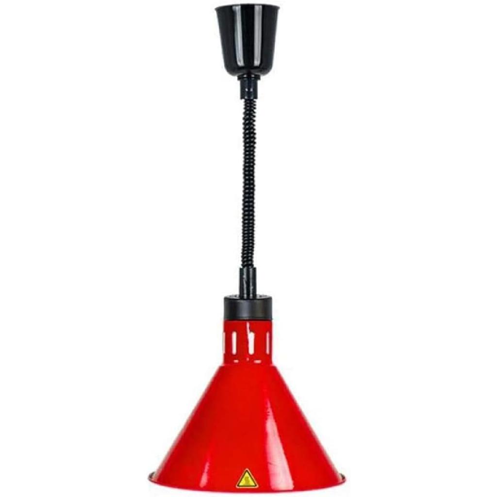 Food Warmers Food Warm Food Service Equipment Supply Length Adjustable Single Head Hanging Lamp Commercial self-Service Pizza Heating Lamp Hotel
