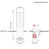 Large Transparent Anti-Drop Flower Vase for Lucky Bamboo - Plastic Imitation Glass Hydroponic Container