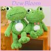 Peluche Grenouille Mignonne Avec Housse en Peluche Courte Pour Cadeau d'Enfant et Câlins