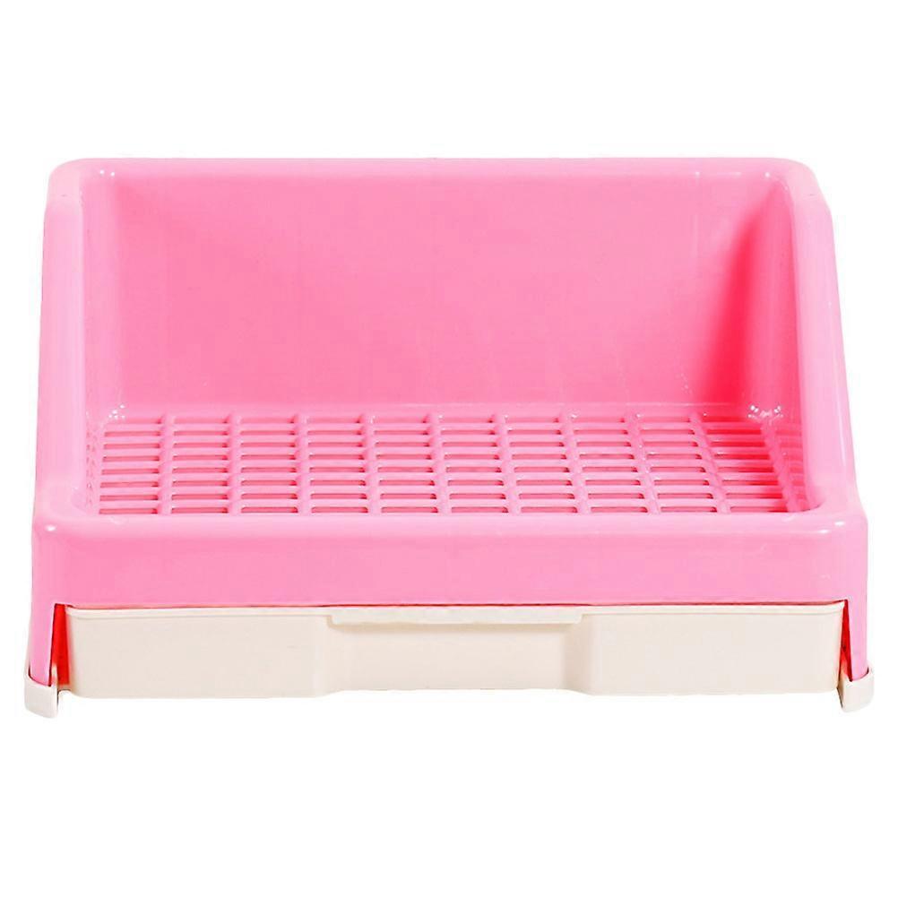Multi Plastic Bunny Toilet for Pet Use with Antifall Design and Filtering Base 7.8 x 5.1 x 4.3 inches