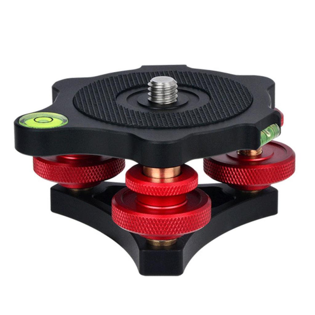 Leshetu Tripod Balance Regulator with 1/4" Screw & Horizontal Adjustment Ball Head