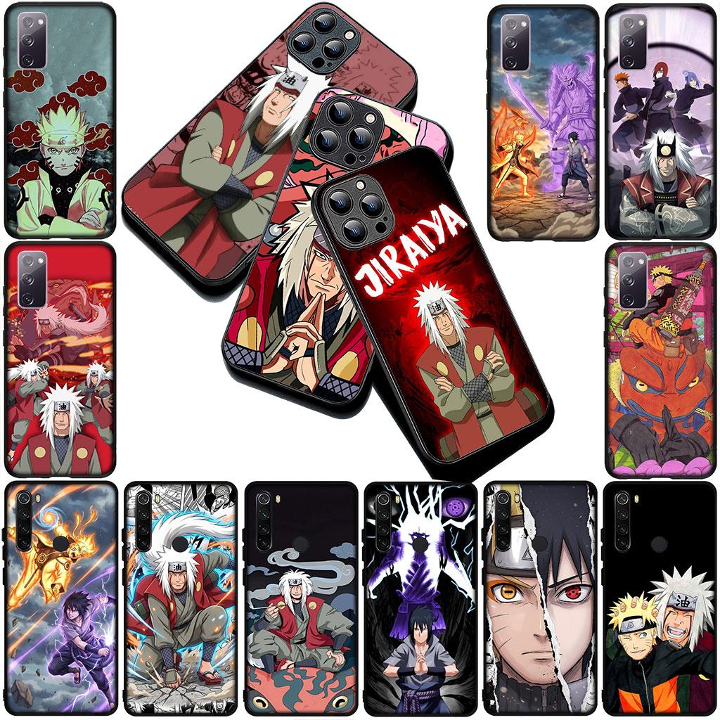 Jiraiya Narutos Uchiha Sasuke Phone Cover Soft Case for Samsung Galaxy S25 S24 S23 FE Ultra Plus S7 Edge S25+ S23+ A56 5G Casing