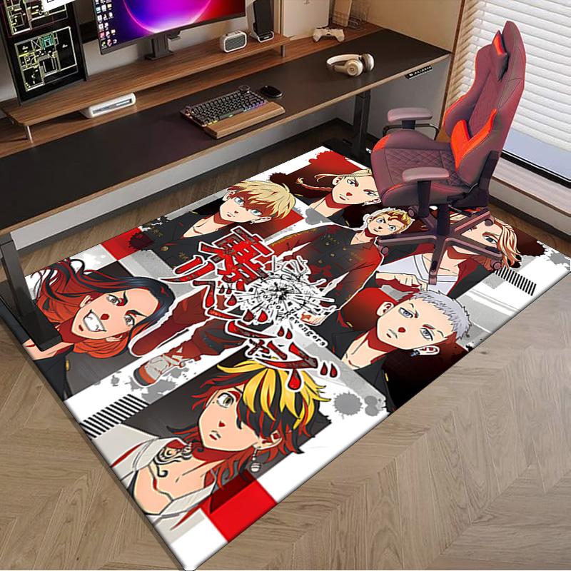 Tokyo anime Carpet, Chair Rug,Rug for Office Bedroom living rooms, Doormat decor Fan Gift Christmas Gift