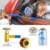R134a Tubo di Ricarica Freon per Aria Condizionata Set Manometro di Misurazione Accessori Strumento Tubo AC Riempitore Refrigerante per Aria Condizionata Auto