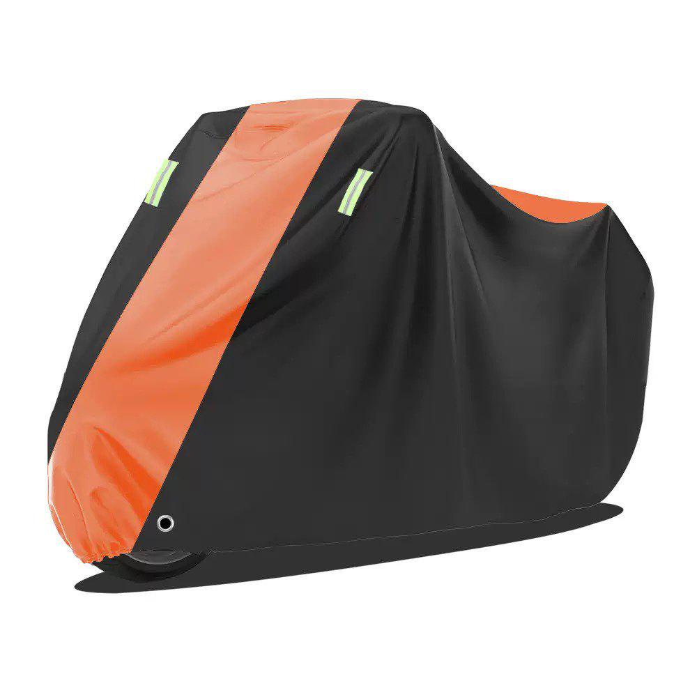 210D Silver Coated Oxford Cloth Motorcycle Cover: Rain, Sun & Dustproof, Thickened Protection. In Stock. S-180*95*110
