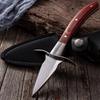 Cuchillo Profesional para Ostras, Herramienta Abridora de Mariscos de Acero Inoxidable de Alta Resistencia, Cuchillo para Abrir Mariscos para Ostras Almejas Vieiras