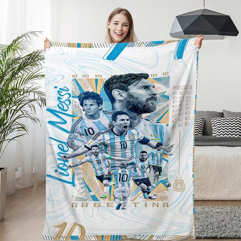 Winterdecke Sofa Messi Digitaldruck King Size Warm Knie Bett Fleece Camping Benutzerdefiniert Flauschig Weich Decken Mikrofaser Bettwäsche