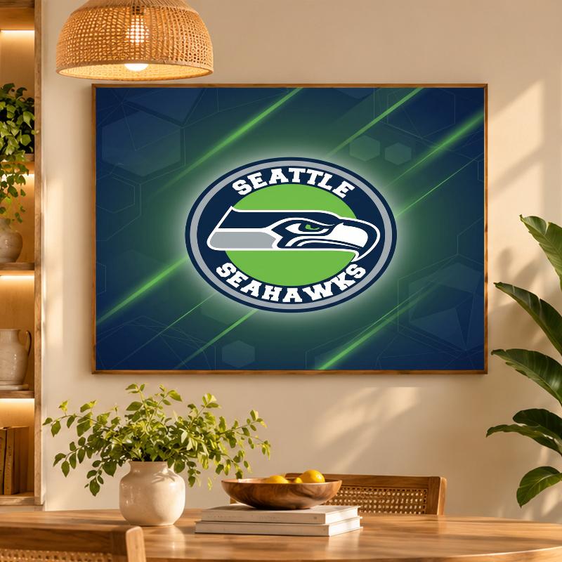 5D Diamond Painting Seattle Seahawks DIY Full Drill Diamond Art Kit Home Decoration