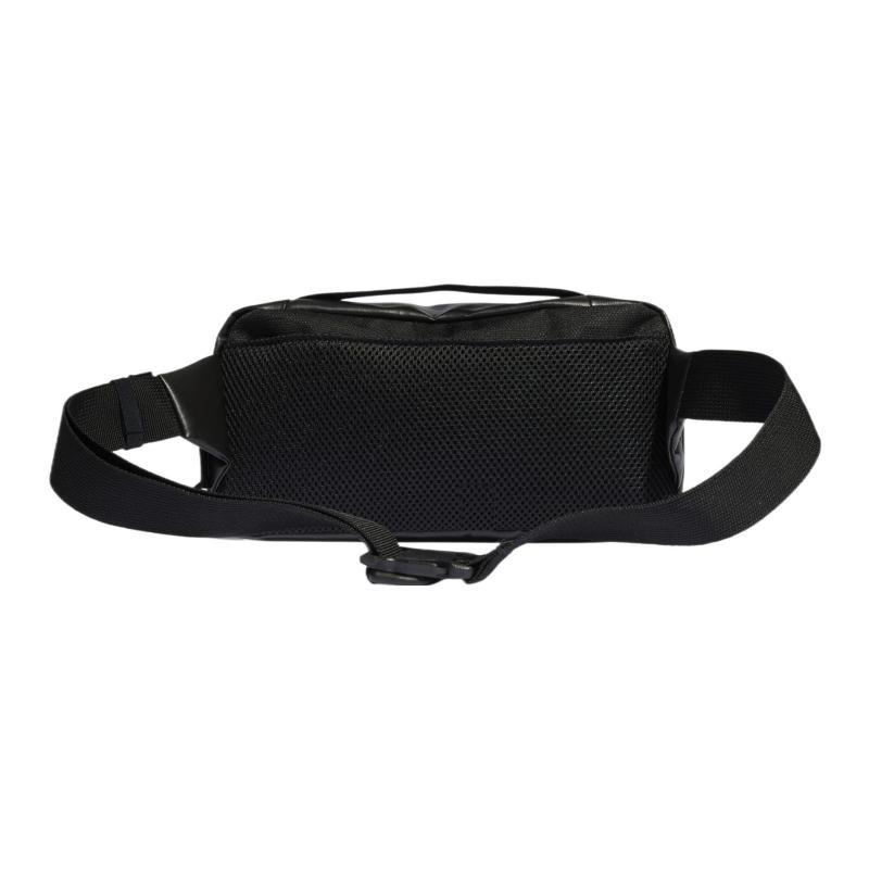 Adidas Polyester Fanny Pack, Shoulder Bag, Crossbody Bag Regular Unisex Black & Gray & Reflective Silver Adidas IB2675