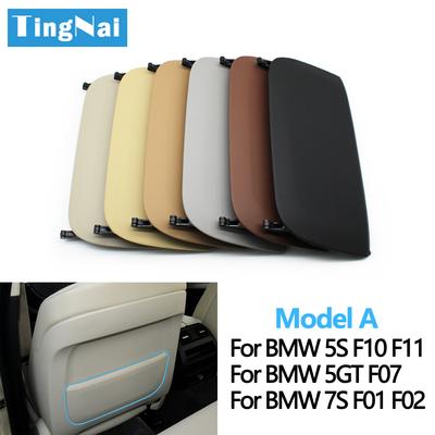 Interiér vozu Přední sedadlo Kožená opěrka Kryt úložného panelu Pro BMW 5 7 GT řady F10 F11 F18 F01 F02 F07 520 523 525 530