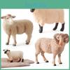 Sheep And Goat Pvc Static Animal Models With Accurate Detailing For Classroom Decor And Collectors