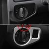 For Volkswagen Golf 7 GTI Mk7 LHD 2013 2014 2015 2016 2017 Headlight Switch Cover Panel Sticker Car Interior Accessories