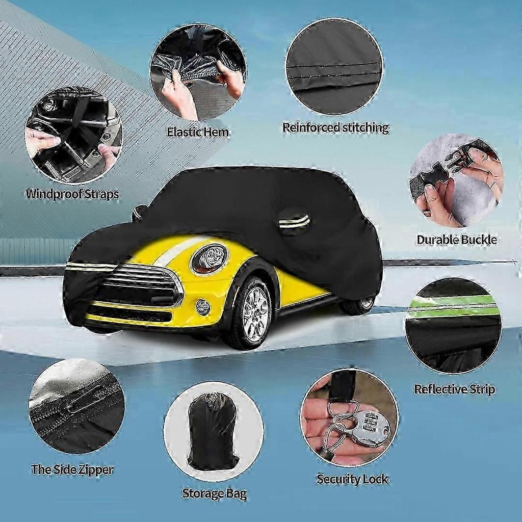 Waterproof Car Covers For 2002-2021 Mini Cooper/cooper S 2-door 210t Custom Heavy Duty Waterproof All Weather Protection Outdoor