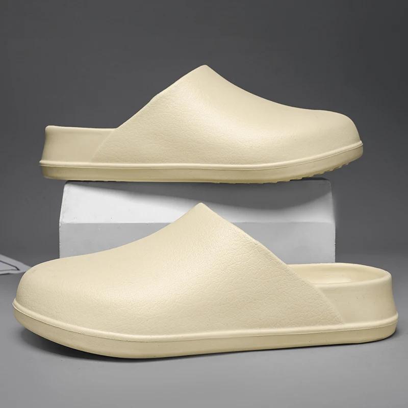 Ciabatte Zoccoli Uomo Originali Comode Ciabatte Sandali Estate EVA Impermeabili Antiscivolo Scarpe da Chef Lavoratori Scarpe da Pesca all'Aperto