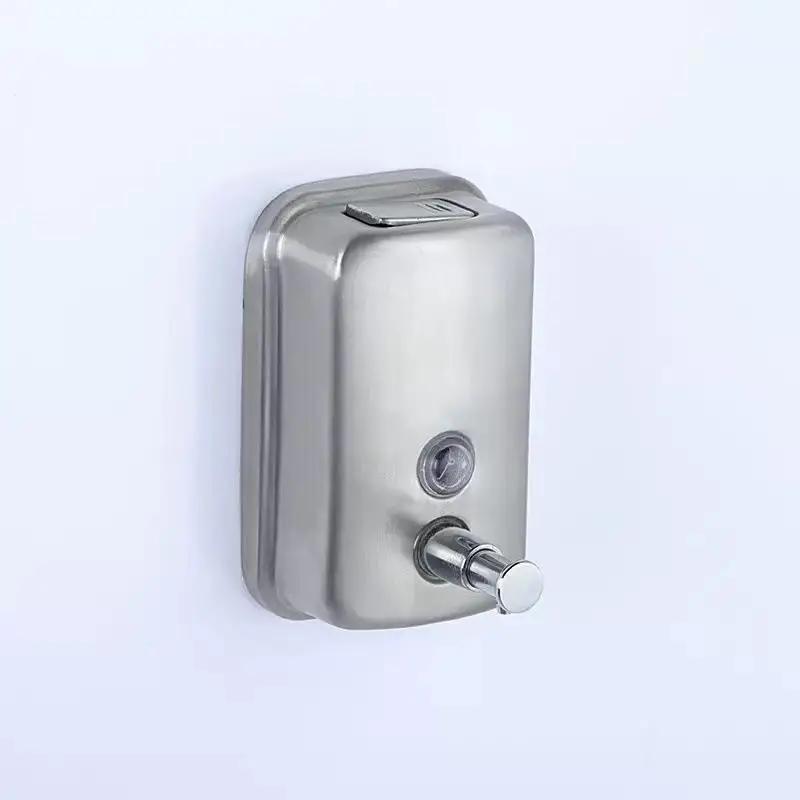 

Wall-Mounted Shower Soap Dispenser Stainless Steel Bathroom Hand Soap Dispenser Hotels Restaurants Commercially Available 500ML