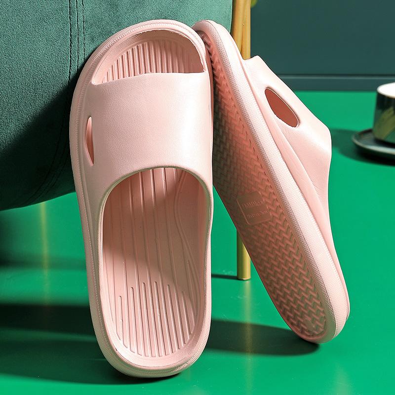 Hausschuhe Damen Sommer Indoor Leise Rutschfest Zuhause Badezimmer Bad Paar Kühlende Hausschuhe Herren
