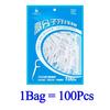 50-1000pcs Portable Dental Floss Sticks Disposable Travel Flossers Oral Care Teeth Clean  for Removing Plaque and Food Leftovers