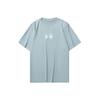 Li Ning Sports Fashion Series Text Print Round Neck Short Sleeve T-Shirt Men Tops Blue AHSR708-4