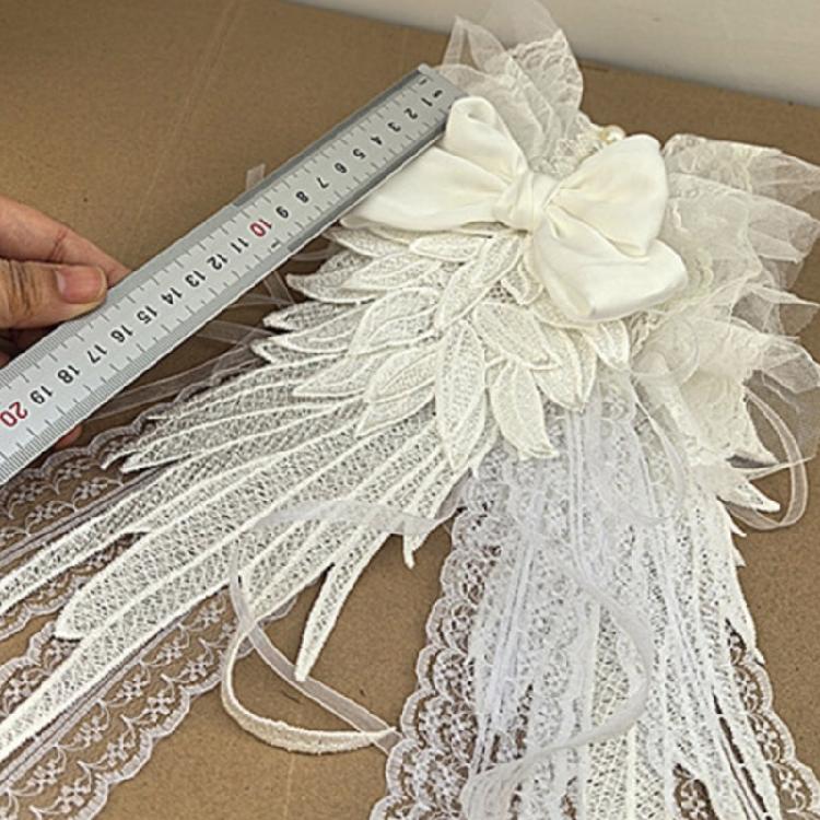 Elegant Lace Winged Headband Gothic Lolita Fashion Hairpiece Stylish Hair Ornament for Women Girls Special Occasions