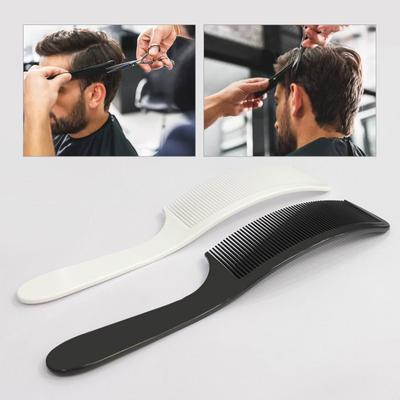 Professioneller gebogener Rasierer, Haarschneider, Schneidkamm, Friseurkamm mit flacher Oberseite, antistatischer Salon-Schneidekamm, Friseurbürste