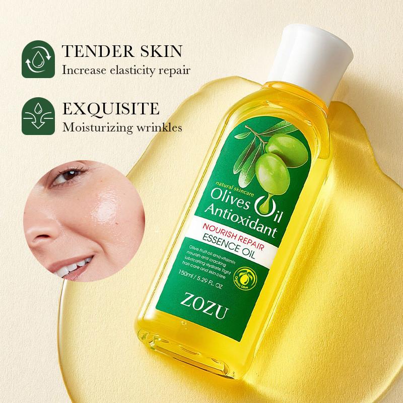 Esencia Reparadora Nutritiva de Aceite de Oliva Zozu Para Piel Delicada y Cuidado de Todo el Cuerpo 150g