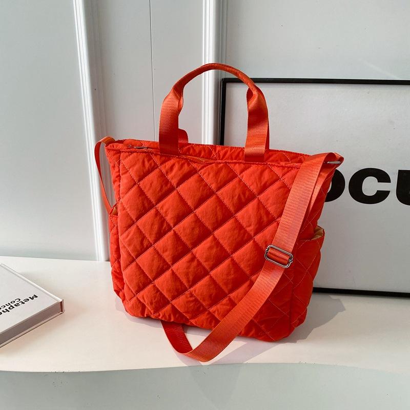 Tasche mit großem Fassungsvermögen für Damen 2025 Winter neue koreanische Version Studentenunterricht Schulter Umhängetasche tragbare Tragetasche