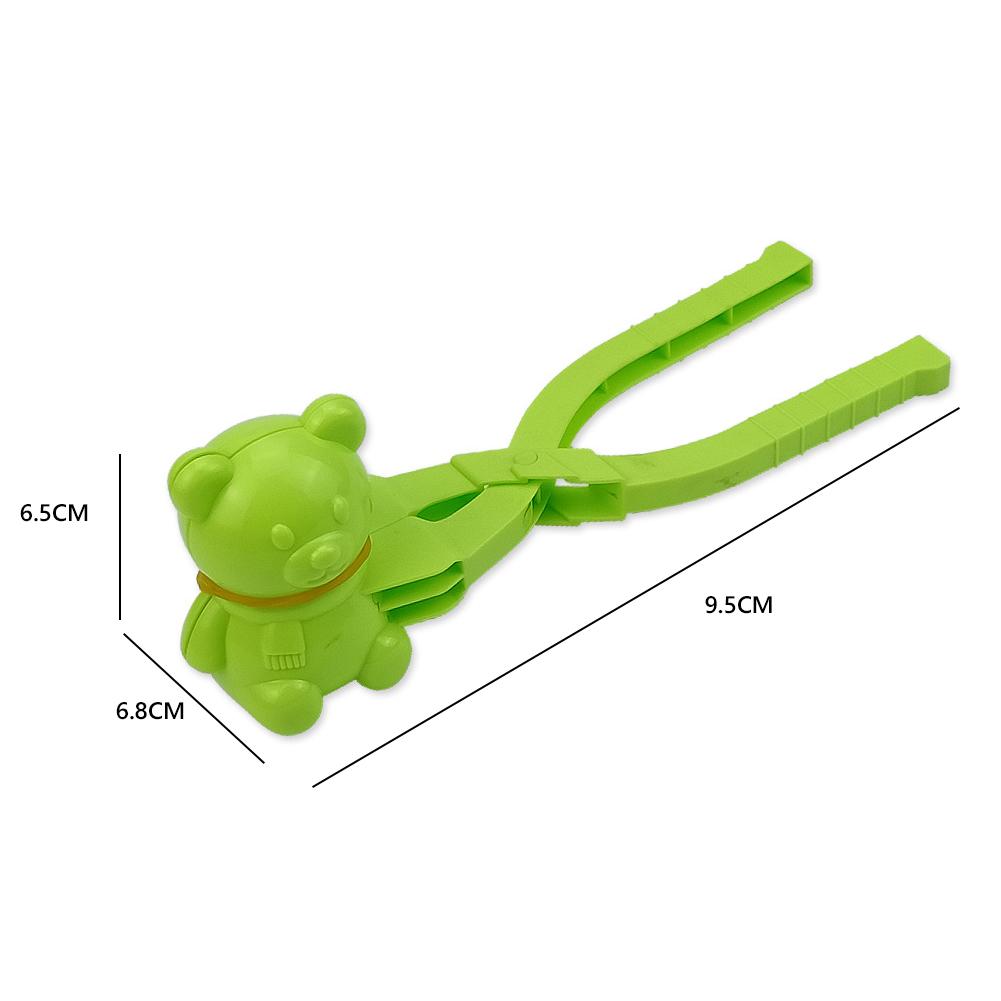 1/4pcs Snowball Maker Clip Multi-shape Cartoon Snow Balls Making Clamps Snow Ball Maker Gadgets Kids s for Snowball Fights Tool