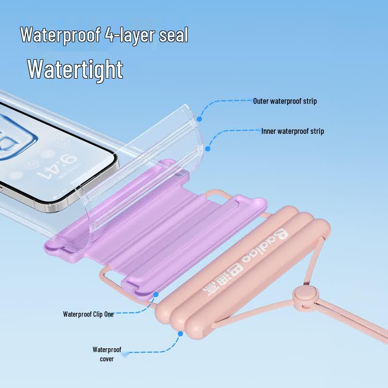 BADIGAO Touchscreen Waterproof Phone Pouch with Lanyard