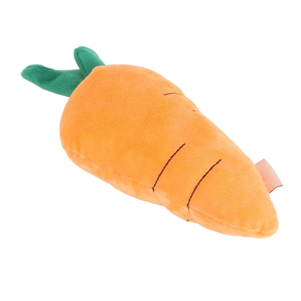 Carrot Dog Squeaky Toys Bite Resistant Relieve Anxiety Dog Squeaky Chew Toys Carrot Shaped Dog Toy for Playing