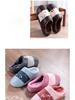 Women's and Men's Non-Slip Waterproof PU Leather Indoor Winter Slippers - Warm and Cute for Couples