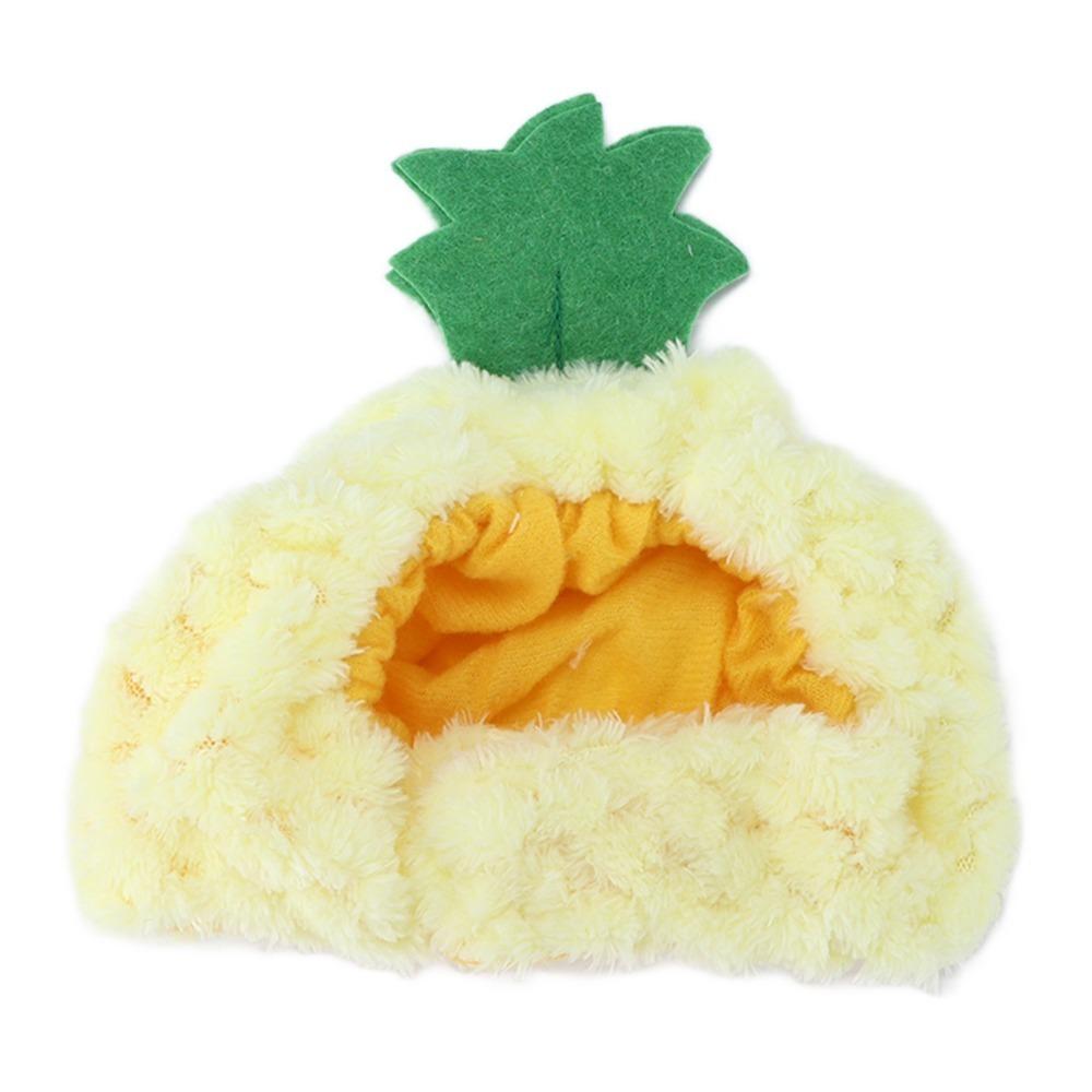 Soft and Comfortable Animal Hat Adjustable Shaped Hat Cute Pet Pineapple Hat Festival Birthday