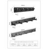 Aluminum Alloy Wall Hooks, Available in Adhesive and Drill-Free Installation Options