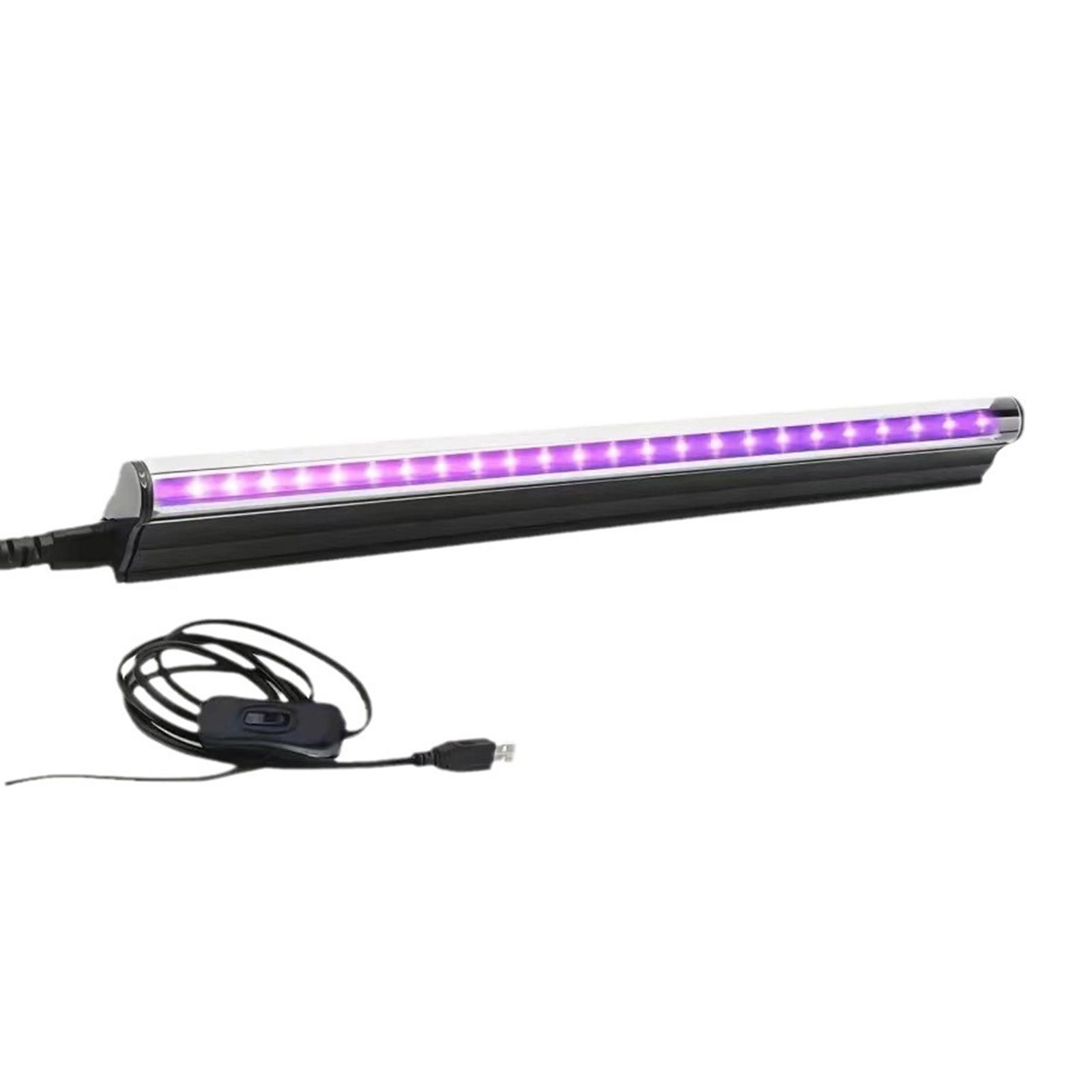 

2 Packs LED UV Blacklight UV Lamp Bar Stage Blacklight Tube Portable UV Light for Fluorescence Detection LED Party Light